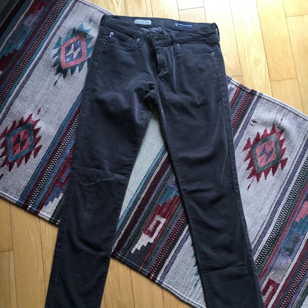 AG Dark Grey Corduroy Pants, size 27R